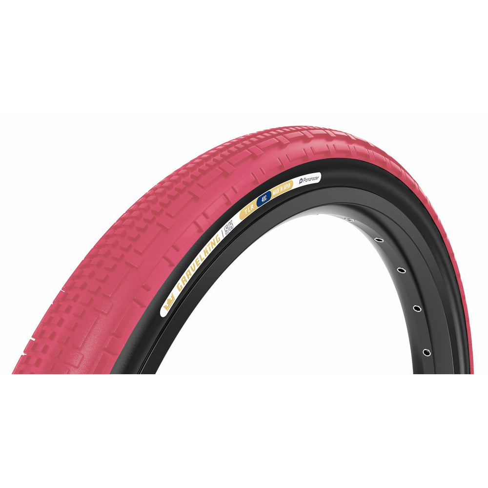 Panaracer GravelKing SK Tire, 700x40, TLC, Cranberry/Black