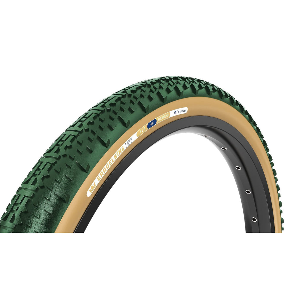 Panaracer GravelKing X1 Tire, 700x40, TLC, Green/Brown
