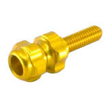 Paul Components Baby Groovy Barrel Adjuster, Gold, Each