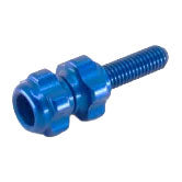Paul Components Baby Groovy Barrel Adjuster, Blue, Each