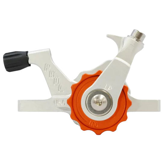 Paul Component Engineering Klamper Disc Caliper, Long Pull, Silver with Orange Adjusters