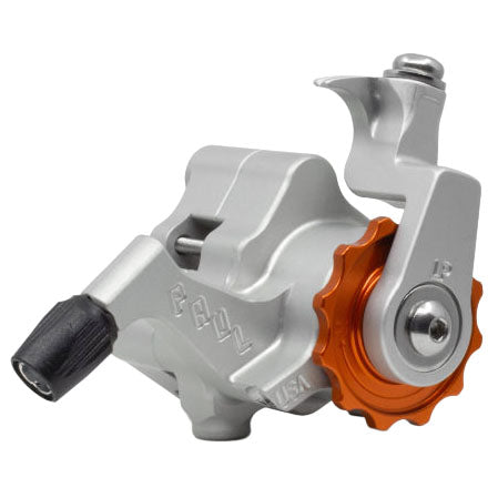 Paul Components Klamper Flat Mount Disc Caliper, Short-Pull, Sil/Or