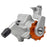 Paul Components Klamper Flat Mount Disc Caliper, Short-Pull, Sil/Or