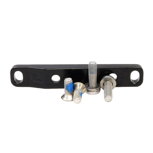 Paul Components Flat Mount Bracket Front, Blk, 140/160mm w/ Bolts