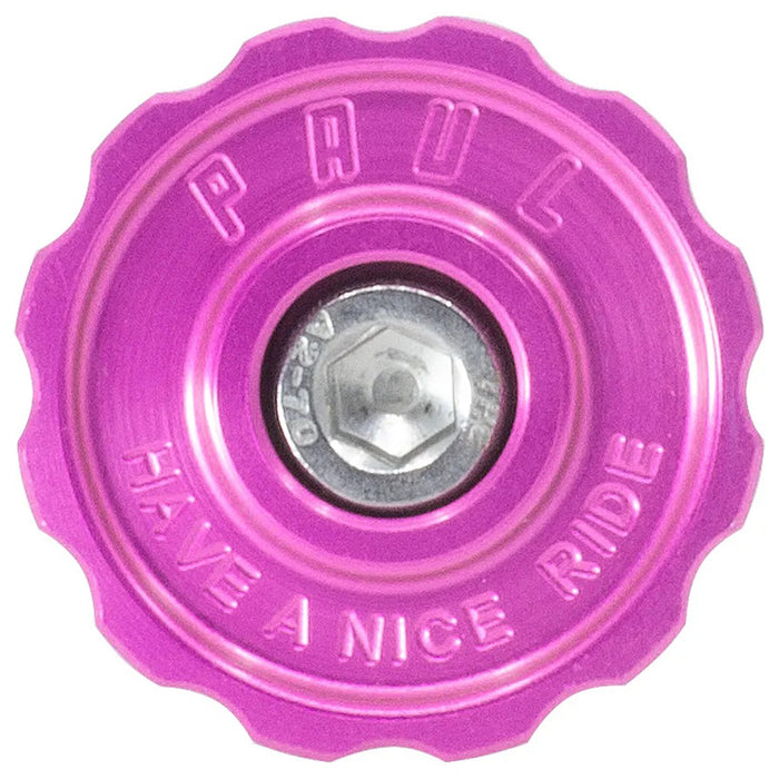 Paul Components Aluminum Top Cap, Pink