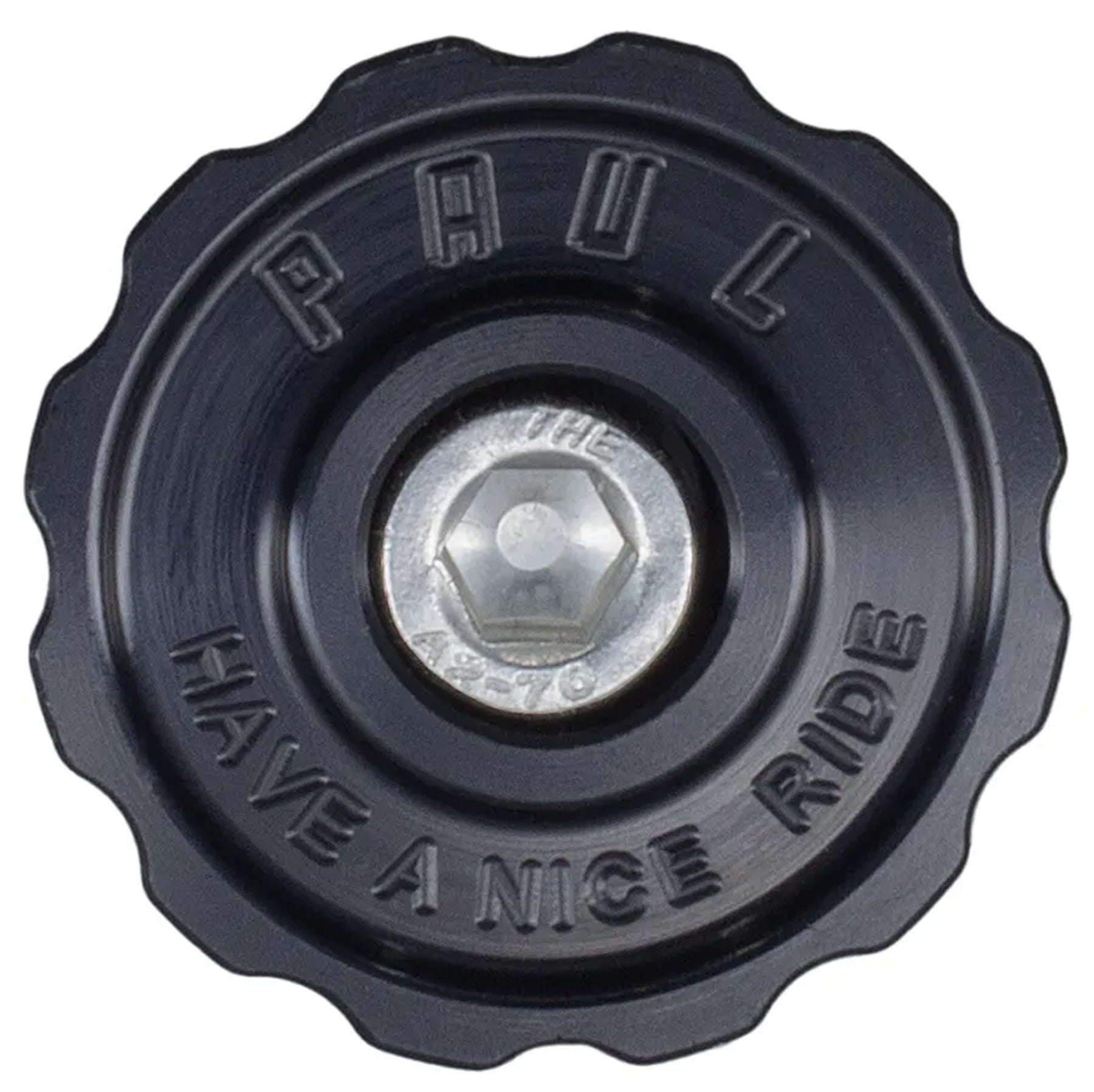 Paul Components The Rook 5mm Aluminum Top Cap, Black