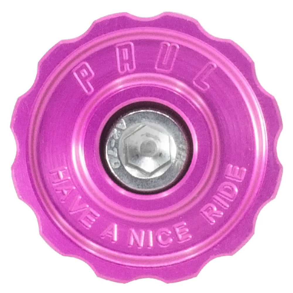 Paul Components The Rook 5mm Aluminum Top Cap, Pink