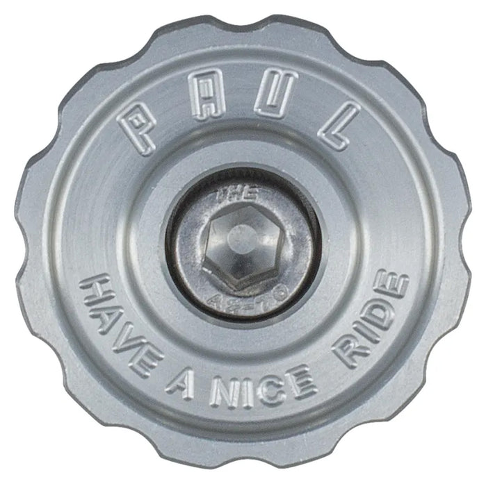 Paul Components The Rook 5mm Aluminum Top Cap, Silver