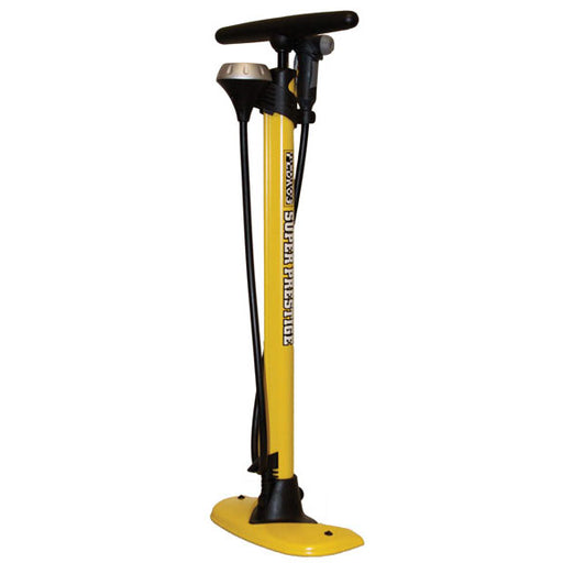 Pedro's Super Prestige Floor Pump, Yellow