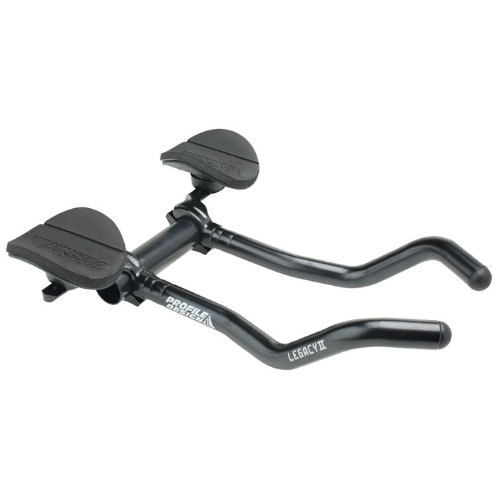 Profile Design Legacy II Aluminum Aerobar: with ZB Bracket and Venturi Armrest, Matte Black