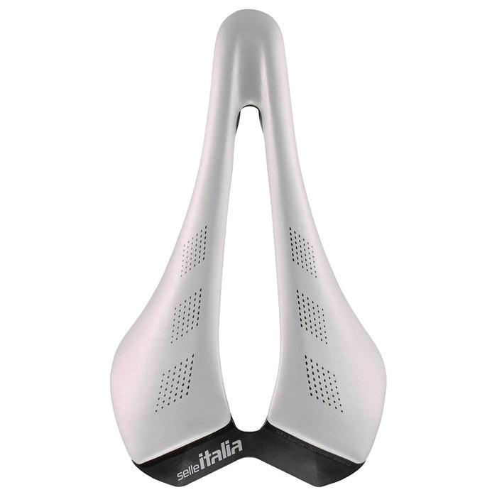 Selle Italia SLR Elite Opal, S3, Steel Rails,  White