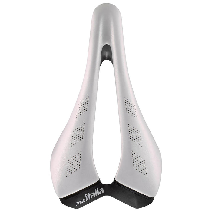 Selle Italia SLR Carbon Opal, S3, Carbon Rails, White