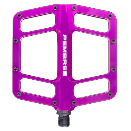 PEMBREE D3A Platform Pedals, Large, Purple