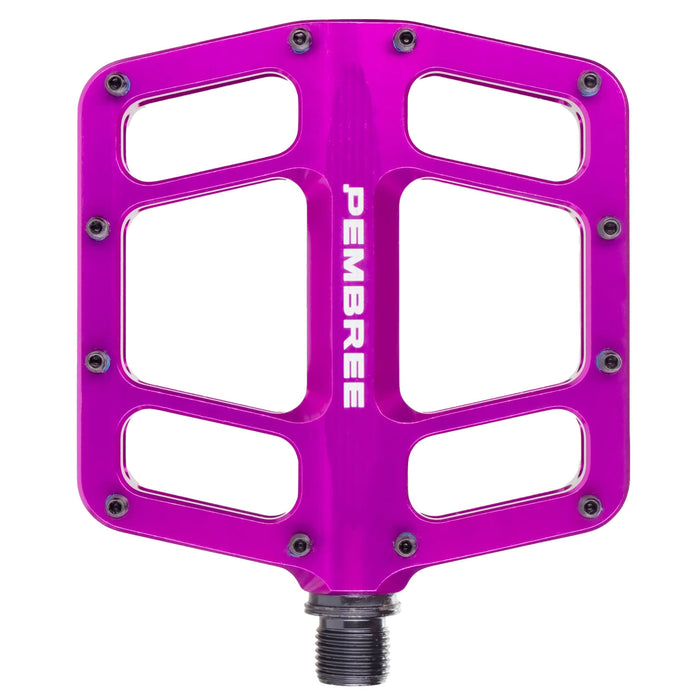 PEMBREE D3A Platform Pedals, Small, Purple