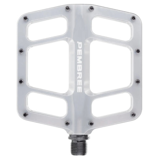 PEMBREE D3A Platform Pedals, Small, Silver