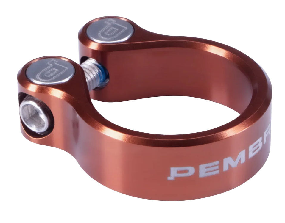 PEMBREE DBN Seatpost Clamp,38.6mm, Bronze