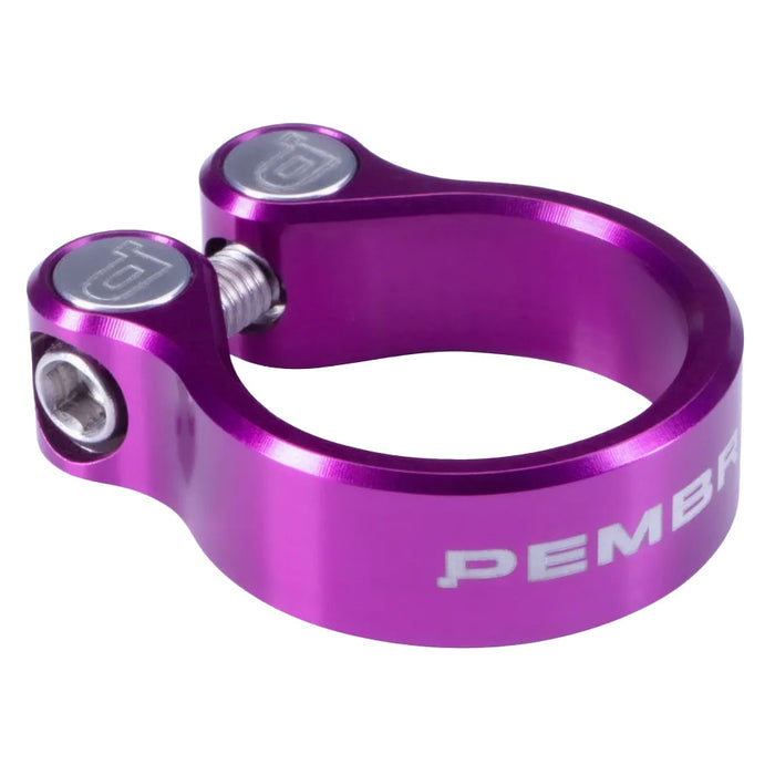 PEMBREE DBN Seatpost Clamp,39.7mm, Purple