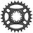 Pilo Round 8-Bolt SRAM T-Type Chainring, 28T, Black