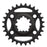 Pilo Round 3-Bolt SRAM Dub (Boost 3mm) Chainring, 28T, Blk