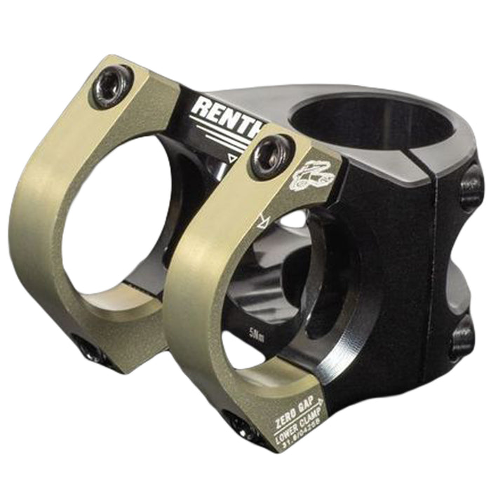 Renthal V2 Apex Stem, (31.8) 40mm, Black/AluGold