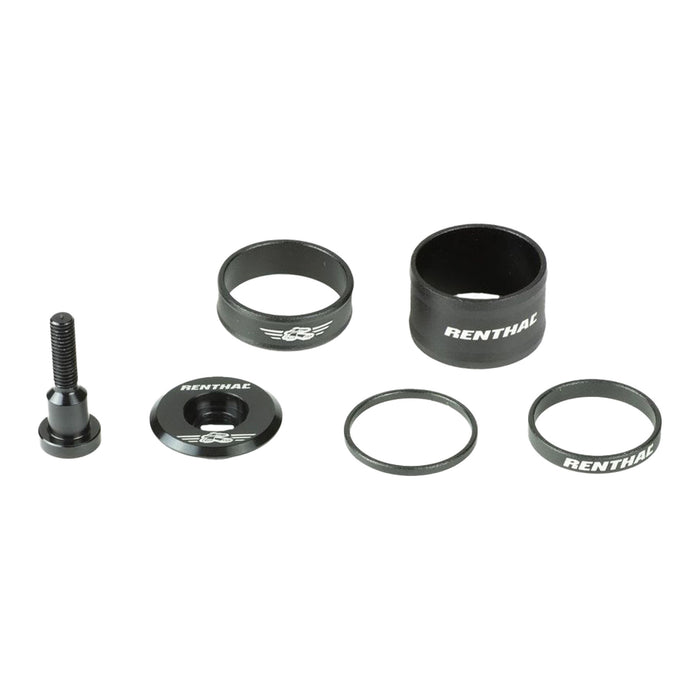 Renthal V2 Apex Spacer and Top Cap Kit, Black