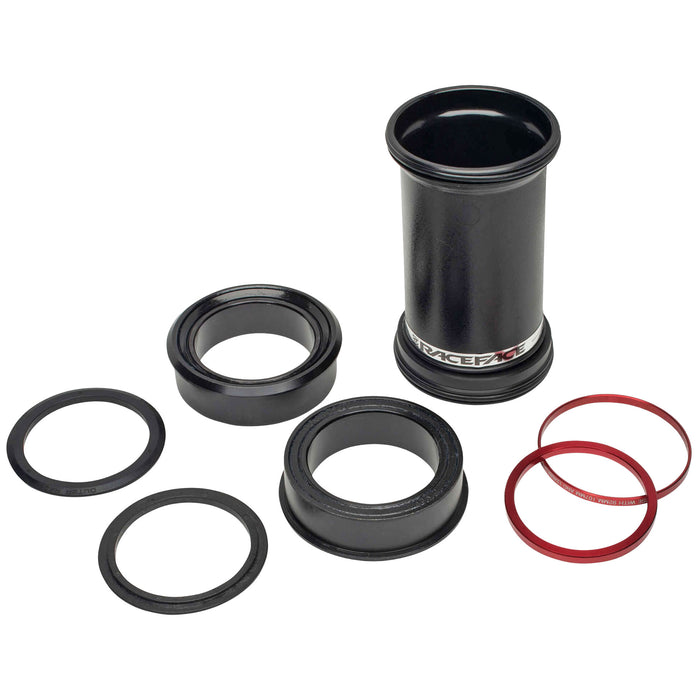 Race Face CINCH BB107 Bottom Bracket: 41mm ID x 107mm Shell x 30mm Spindle, Double Row Bearing, External Seal