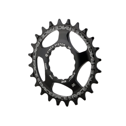 Race Face Narrow Wide Chainring: Direct Mount CINCH 24t Black