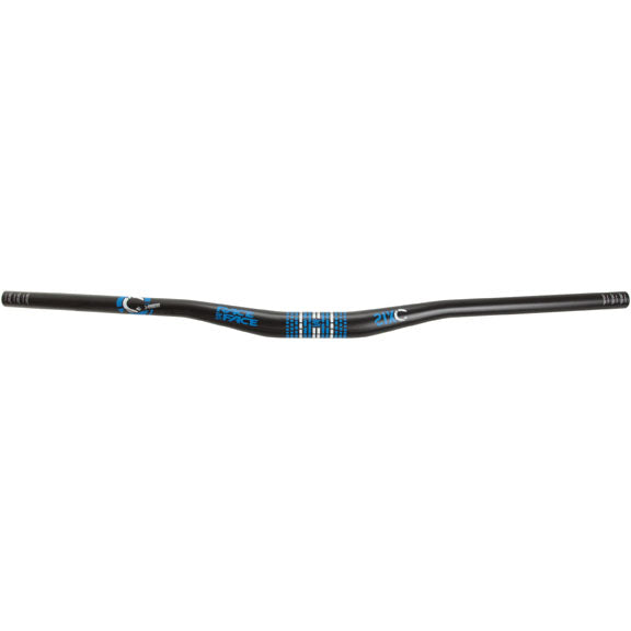 Race Face SIXC riser bar, (31.8) 20mm Rise 30.9" - sil/blu logo