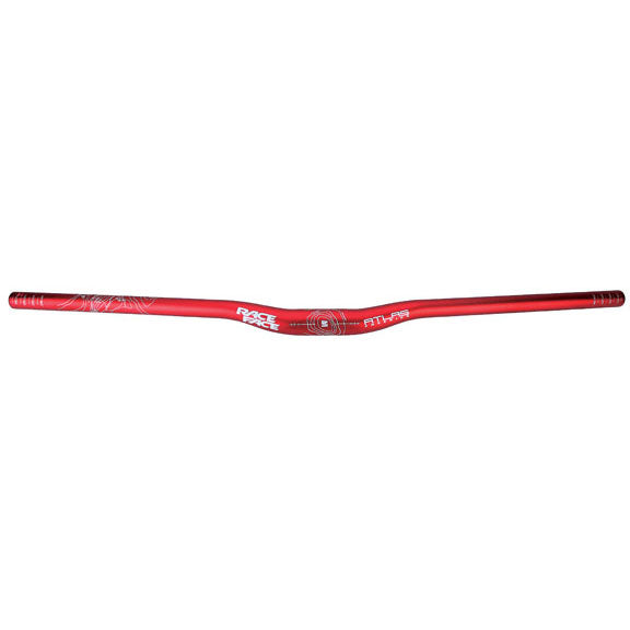 Race Face Atlas riser bar, (31.8) 0.5"/31.0" - red
