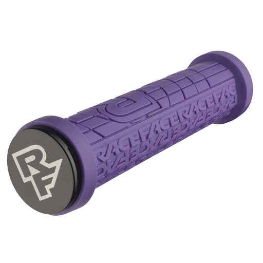 Race Face Grippler Lock-On Grips, 33mm, Purple