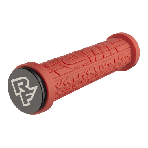 Race Face Grippler Lock-On Grips, (33mm) Red