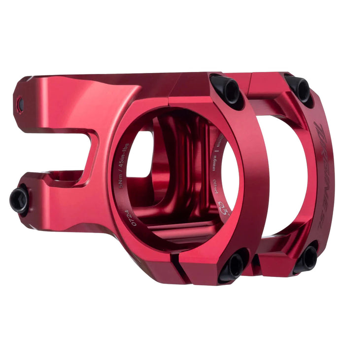 Race Face Turbine-SL Stem, (35.0) 0/6mm x 50mm, Red