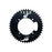 Farr-ST BMX Supa-X CNC Chainring, 104BCD x 45t, Black