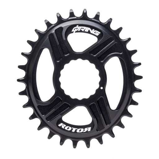 Rotor Cinch DM Q Oval Ring, 34t Black