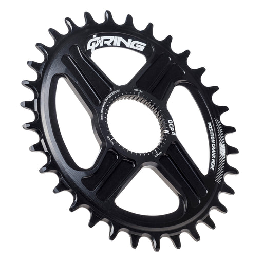 Rotor OCP DM Q Oval Ring, 32t Black