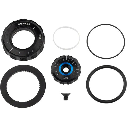 RockShox Compression Damper Knob Kit - Crown, Lyrik Select+/Ult D1+ (2023+), Pike Select+/Ult C1+ (2023+)