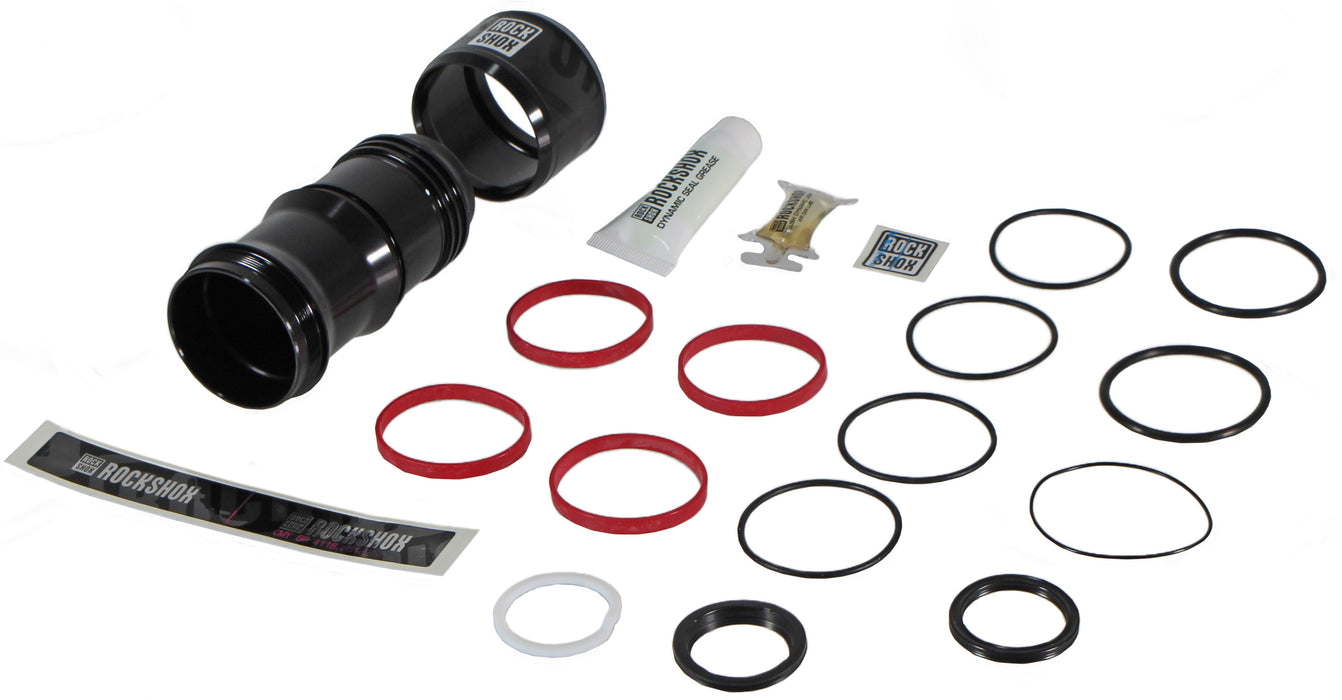 RockShox MegNeg Air Can Upgrade Kit for Deluxe and Super Deluxe Rear Shocks, 185/210 x 47.5-55mm, Black