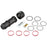 RockShox MegNeg Air Can Upgrade Kit for Deluxe and Super Deluxe Rear Shocks, 225/250 x 67.5-75mm, Black