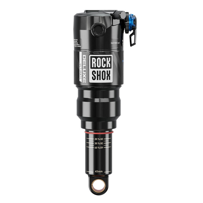 RockShox Deluxe Ultimate RCT  Rear Shock - 165 x 45mm, Linear XL, 4 Neg/0 Pos Tokens, Reb 55 / Comp 30, Lock Out 4, Trunnion/Std, C2