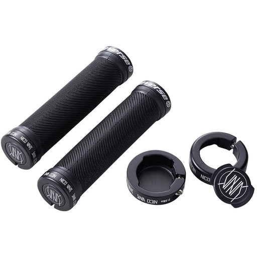 Reverse Nico Vink Lock-On Grips, Black