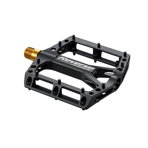 Reverse Black One Titanium Pedals, Black