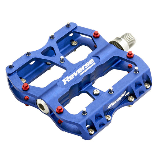 Reverse Escape Pedals, Blue Anodized