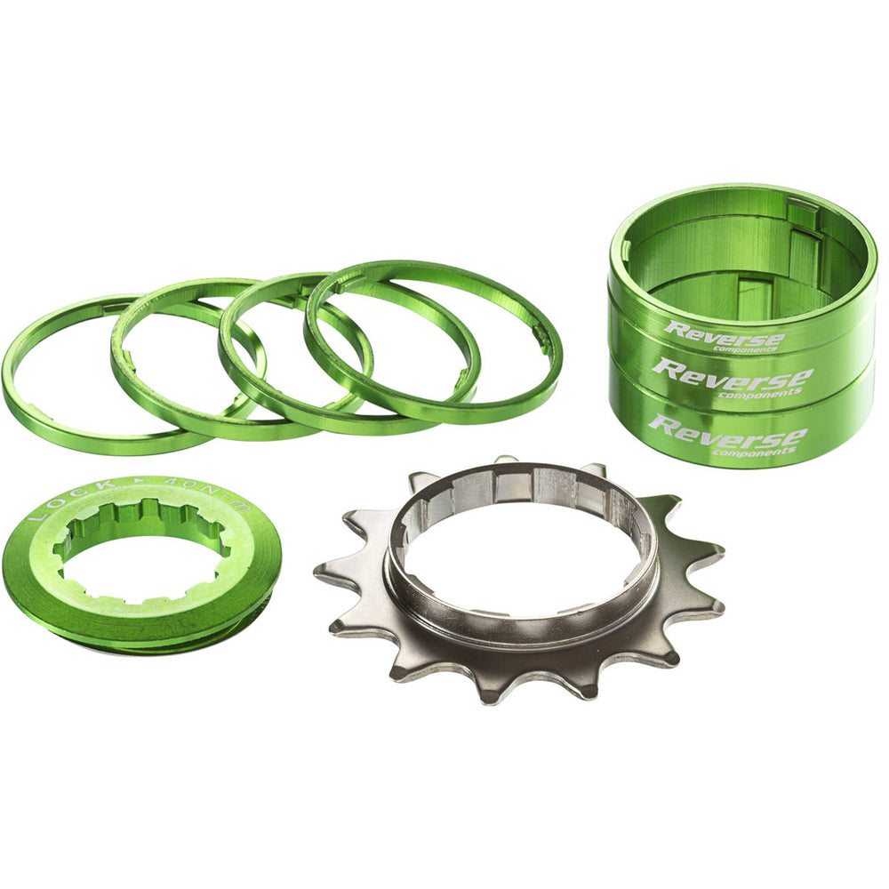 Reverse Single Speed Kit, 13T, Green