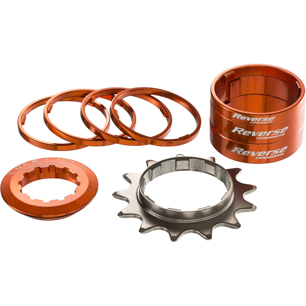 Reverse Single Speed Kit, 13T, Orange