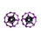 Reverse Aluminum Pulley Set For Colab Chain Tensioner, Purple
