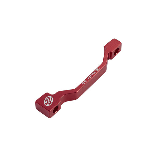 Reverse Disc Brake Adapter, PM-PM 180 Front/Rear, Red