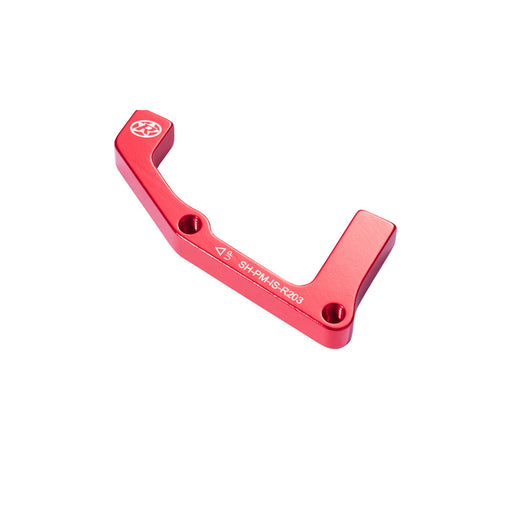 Reverse Disc Brake Adapter, IS-PM 203 Rear, Shimano, Red