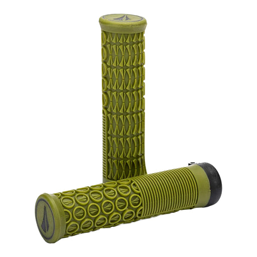 SDG Thrice 31 Lock-On MTB Grips - Olive Green