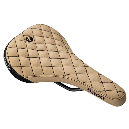 SDG Bel-Air V3 Max Saddle,Lux Rails, Dia Stitch Creme