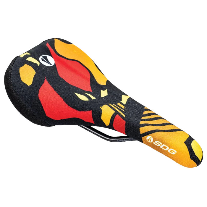 SDG Bel-Air V3 Max Saddle,Lux Rails, Robots, Camo Orange